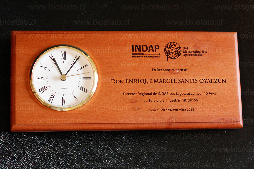 Reloj madera rauli