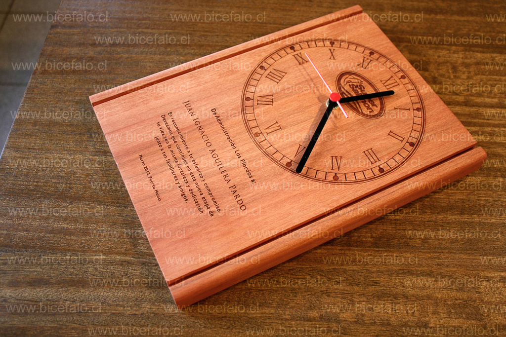 Reloj Madera Rauli